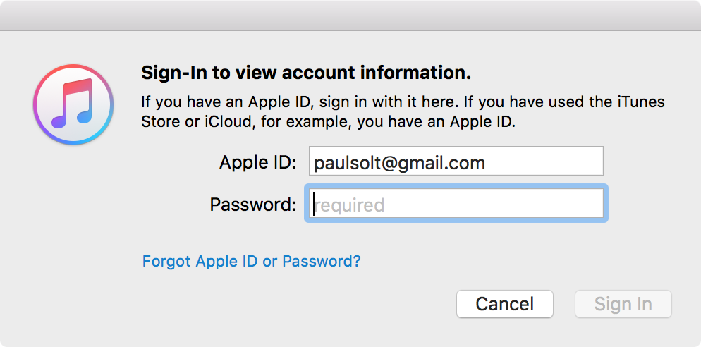 Login with your Apple ID that purchased the app