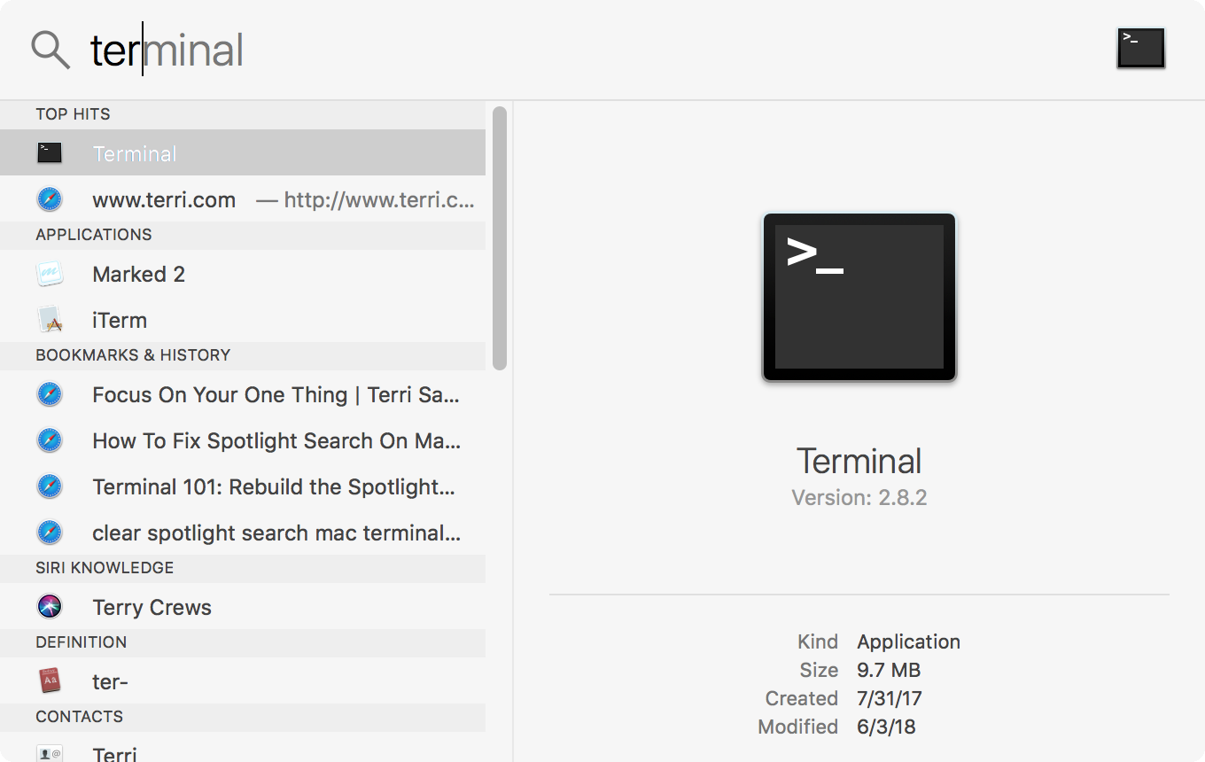 serch your mac for a file with the terminal