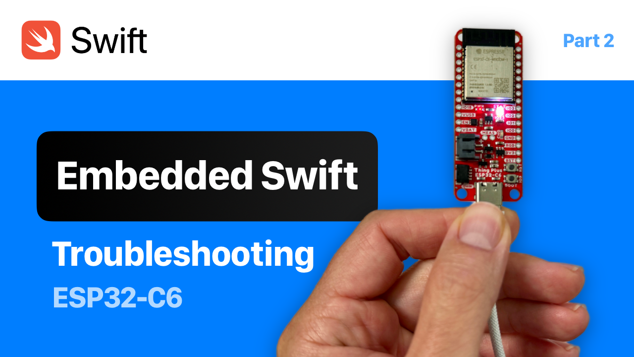 How to Troubleshoot Embedded Swift and the Matter Smart Light